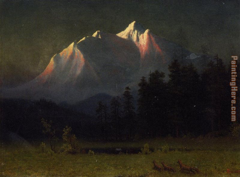 Albert Bierstadt Western Landscape
